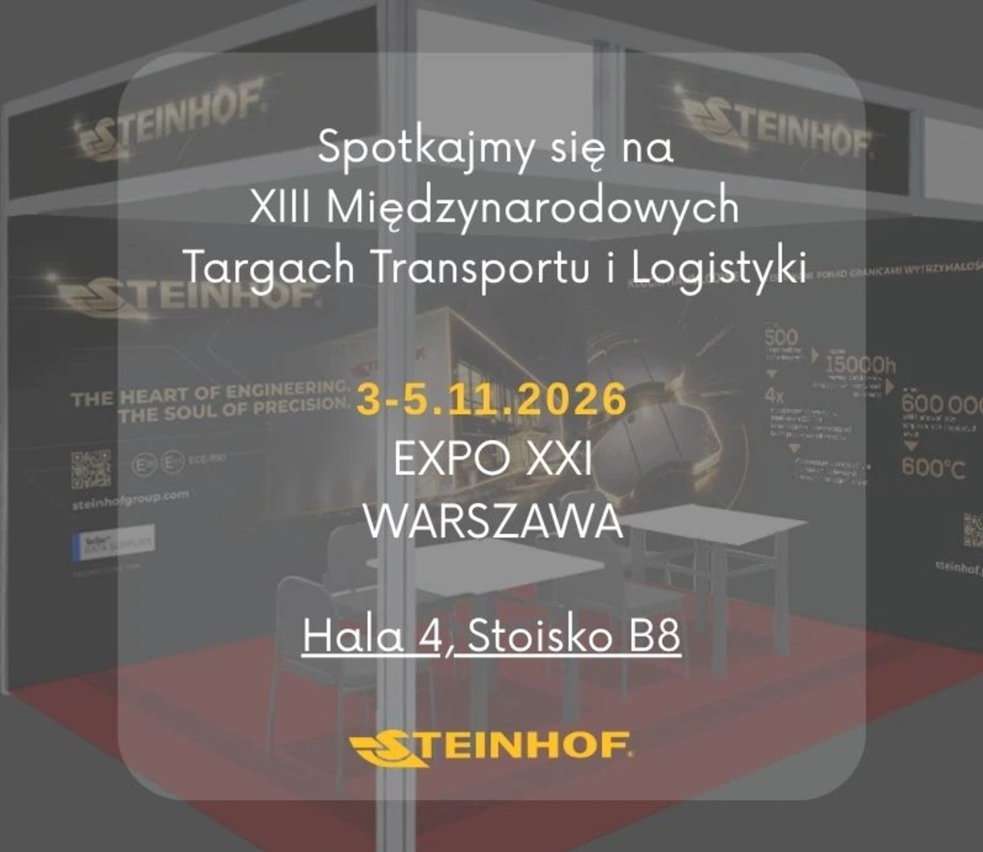 Steinhof na XIII Międzynarodowych Targach Transportu i Logistyki