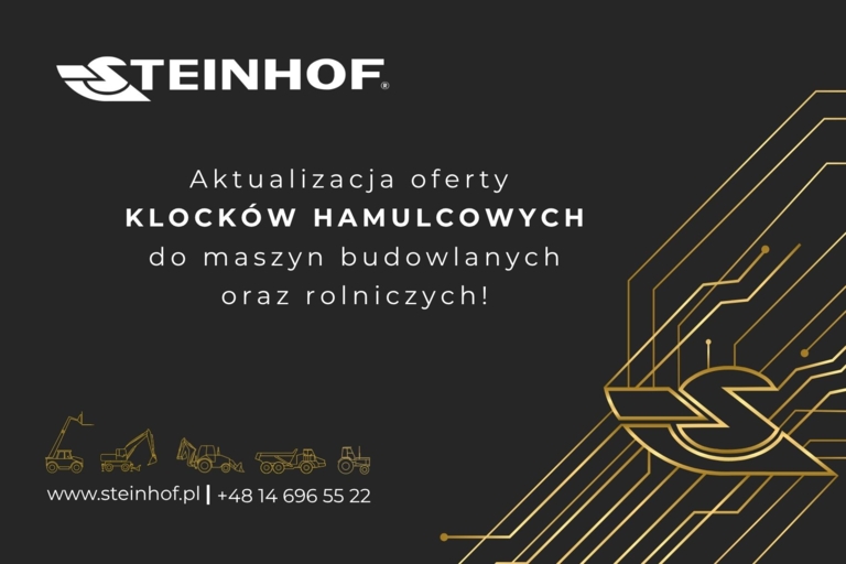 Aktualizacja oferty – Klocki hamulcowe do maszyn budowlanych oraz rolniczych!
